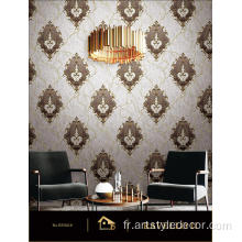 3d damask PVC Chambre Decor Wallpaper